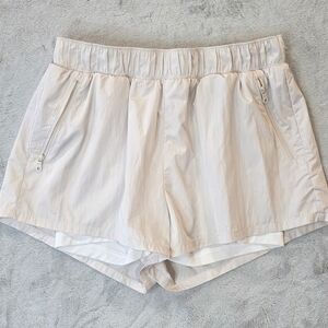 Offline By Aerie Women's Cream Athletic Shorts Size Small
